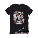 Air Jordan 4 Bred Matching T-Shirt Black T-Shirt (Mad Gamer)| illcurrency