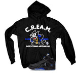 Awake NY x Air Jordan 5 Racer Blue Black T-Shirt (Cream)| illcurrency