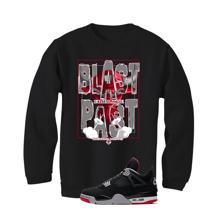 Air Jordan 4 Bred Matching T-Shirt RETRO KING