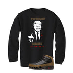 Air Jordan 9 Olive Black T-Shirt (Trump you missed)| illcurrency