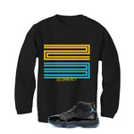 Air Jordan 11 Gamma Blue Matching T-Shirt, Sweatshirts & Hoodies Black T-Shirt (23)| illcurrency