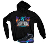 Air Jordan 8 OG Aqua Black T-Shirt (See No Evil Hustler)| illcurrency