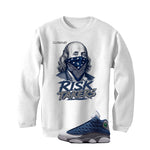 Air Jordan 13 Flint White T-Shirt (Risk Takers)| illcurrency