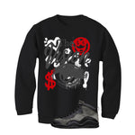 Air Jordan 10 Shadow Matching T-Shirt, Sweatshirts & Hoodies Black T-Shirt (The Vision)| illcurrency