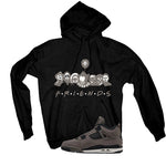 Air Jordan 4 Cave Stone Black T-Shirt (Friends)| illcurrency