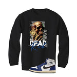 Air Jordan 1 Rare Air Deep Royal Blue Black T-Shirt (Dead Rich)| illcurrency