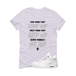 Air Jordan 3 Pure Money White T-Shirt (paid)| illcurrency