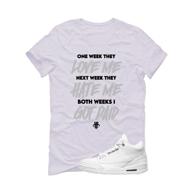 Air Jordan 3 Pure Money White T-Shirt (paid)| illcurrency