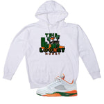 Air Jordan 5 GS Miami Hurricanes White T-Shirt (Looney Money)| illcurrency