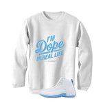 Air Jordan 12 Melo White T-Shirt (DOPE)| illcurrency