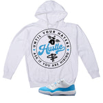 Air Jordan 11 Low University Blue Matching T-Shirt, Sweatshirts & Hoodies White T-Shirt (Haters Catch Up)| illcurrency