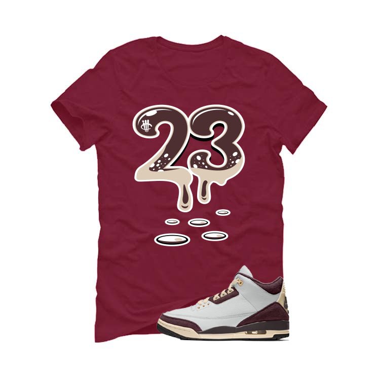 A Ma Maniere x Air Jordan 3 Burgundy Crush Maroon T-Shirt (23)| illcurrency