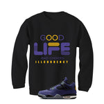 Air Jordan 4 OG Lakers Matching T-Shirt, Sweatshirts & Hoodies Black T-Shirt (Bad Choices)| illcurrency
