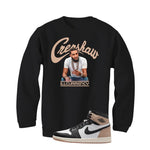 Air Jordan 1 High OG Latte Black T-Shirt (Crenshaw)| illcurrency