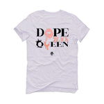 GS Air Jordan 3 “Red Stardust” | illcurrency White T-Shirt (Dope Black Queen)