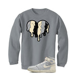 Air Jordan 1 Retro High OG Craft "Ivory" | illcurrency Grey T-Shirt (Heart)