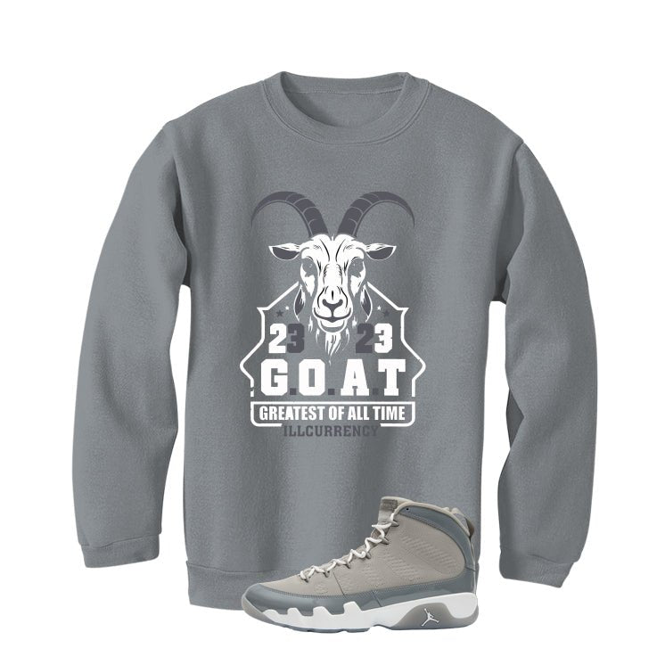 Air Jordan 9 Cool Grey Grey T-Shirt (GOAT 23)| illcurrency