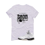 Air Jordan 5 White Black White T-Shirt (Vibes)| illcurrency