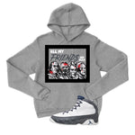 Air Jordan 9 Flint Grey Matching T-Shirt, Sweatshirts & Hoodies Grey T-Shirt (All My Friends Are Dead)| illcurrency