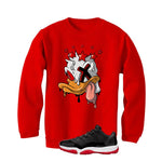 Air Jordan 11 Low Bred Red T-Shirt (Ducked)| illcurrency