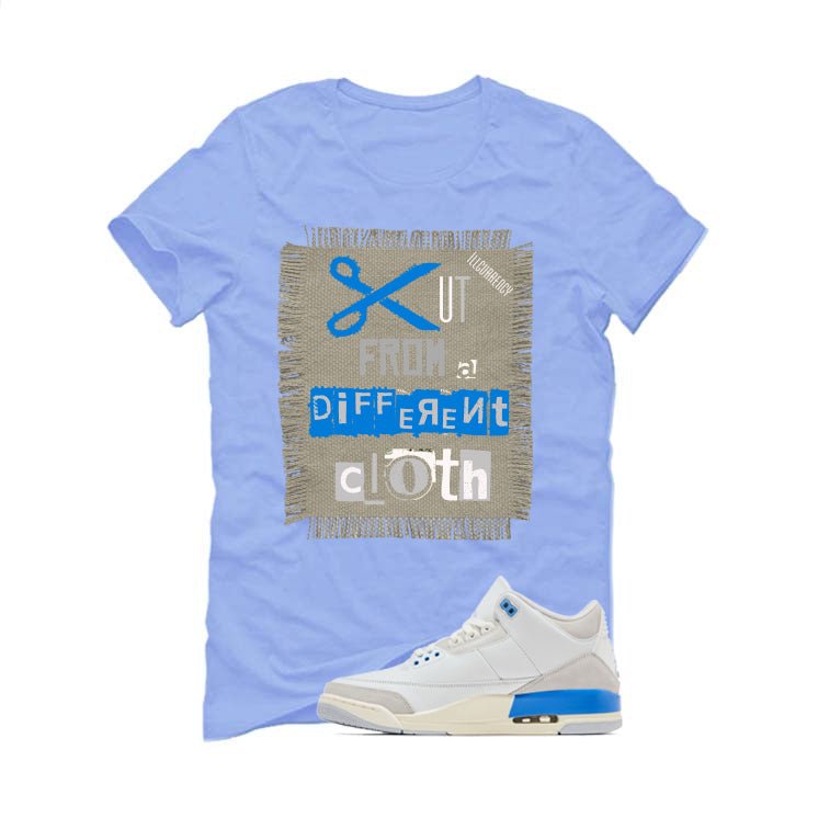 Air Jordan 3 Lucky Shorts Carolina Blue T-Shirt (Cut from a different cloth)| illcurrency