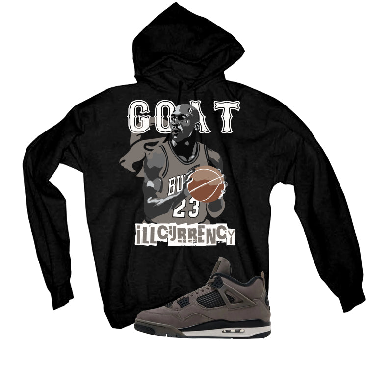 Air Jordan 4 Cave Stone Black T-Shirt (MJ GOAT)| illcurrency