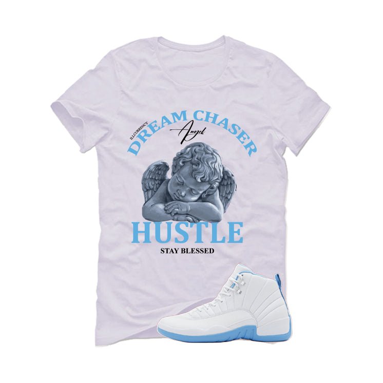 Air Jordan 12 Melo White T-Shirt (Dream Chaser Angel)| illcurrency