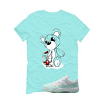Air Jordan 11 Low WMNS Igloo Mint Green T-Shirt (Big Teddy)| illcurrency