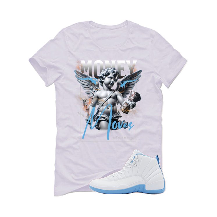 Air Jordan 12 Melo White T-Shirt (Money Moves)| illcurrency