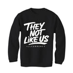 Air Jordan 4 Black Cat Matching T-Shirt, Sweatshirts & Hoodies Black T-Shirt (They not like us)| illcurrency