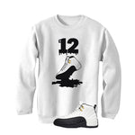 Air Jordan 12 Taxi Matching T-Shirt, Sweatshirts & Hoodies White T-Shirt (Taxi's)| illcurrency
