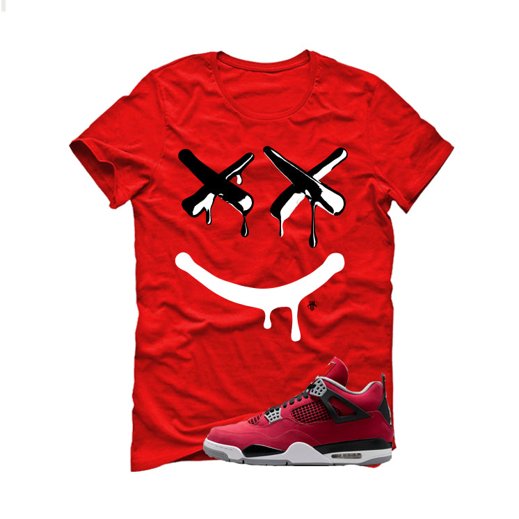 Air Jordan 4 Toro Bravo Matching T-Shirt, Sweatshirts, & Hoodies Red T-Shirt (Happy Drip)| illcurrency