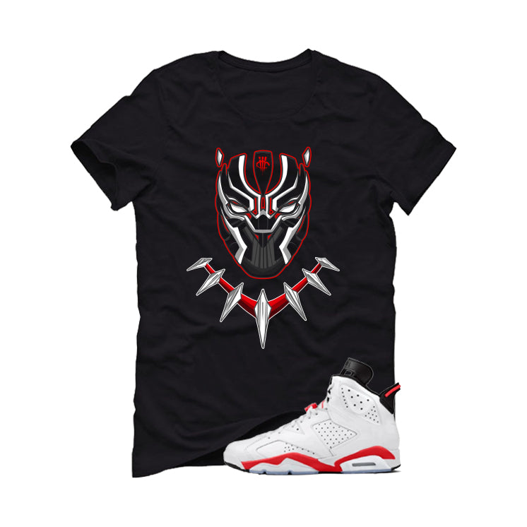 Air Jordan 6 White Infrared Matching T-Shirt Panther Mask