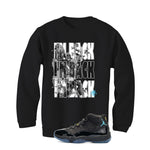 Air Jordan 11 Gamma Blue Matching T-Shirt, Sweatshirts & Hoodies Black T-Shirt (Im Back)| illcurrency