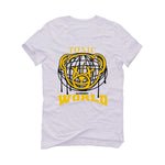Air Jordan 1 High OG “Yellow Ochre” | illcurrency White T-Shirt (Toxic World)