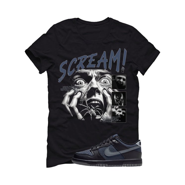 Nike Dunk Low Symbiote Black T-Shirt (Scream)| illcurrency