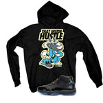 Air Jordan 11 Gamma Blue Matching T-Shirt, Sweatshirts & Hoodies Black T-Shirt (That Inside Hustle)| illcurrency