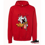 Air Jordan 11 Low Bred Red T-Shirt (Ducked)| illcurrency