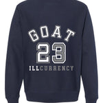 Air Jordan 5 “Georgetown” | illcurrency Navy Blue T-Shirt (GOAT 23)