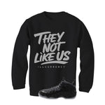 NIKE FOAMPOSITE ONE CARBON FIBER Matching T-Shirt, Sweatshirts & Hoodies Black T-Shirt (They not like us)| illcurrency