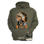 Undefeated x Air Jordan 4 Military Green T-Shirt (Hustler Chief)| illcurrency