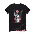 Air Jordan 6 Reverse Infrared Matching T-Shirt, Sweatshirts & Hoodies Black T-Shirt (Graffiti Angel)| illcurrency