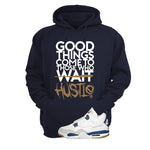 Nike SB x Air Jordan 4 Navy Navy Blue T-Shirt (Good Things)| illcurrency