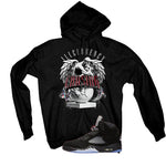Air Jordan 5 Black Metallic Reimagined Black T-Shirt (Chasing Dreams)| illcurrency