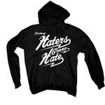 Air Jordan 4 Black Cat Matching T-Shirt, Sweatshirts & Hoodies Black T-Shirt (Haters gonna hate)| illcurrency