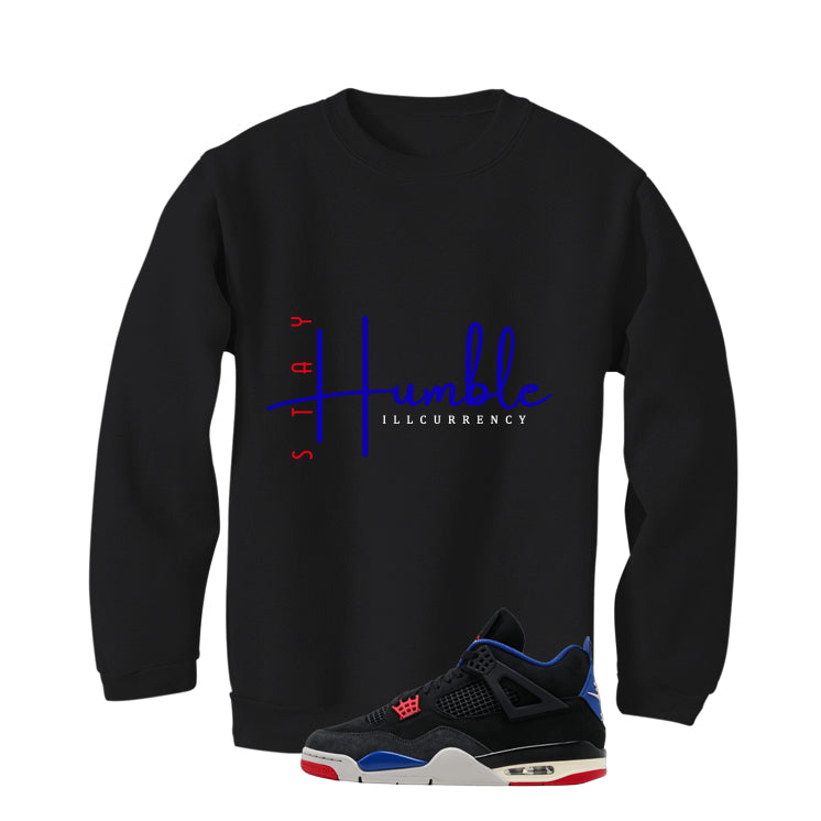 Air Jordan 4 Rare Air Black T-Shirt (Stay Humble)| illcurrency