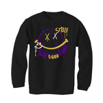Air Jordan 12 Field Purple - Black T-Shirt (Smile)