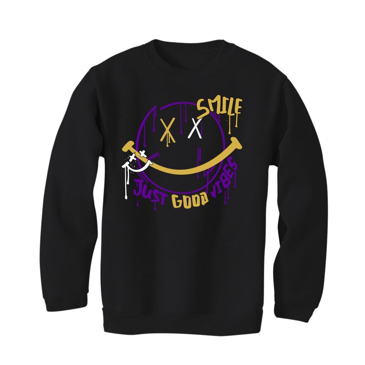 Air Jordan 12 Field Purple - Black T-Shirt (Smile)