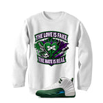 Air Jordan 12 Bucks Matching T-Shirt The Love is fake