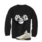 Air Jordan 5 WMNS Luminous Green Black T-Shirt (See No Evil)| illcurrency